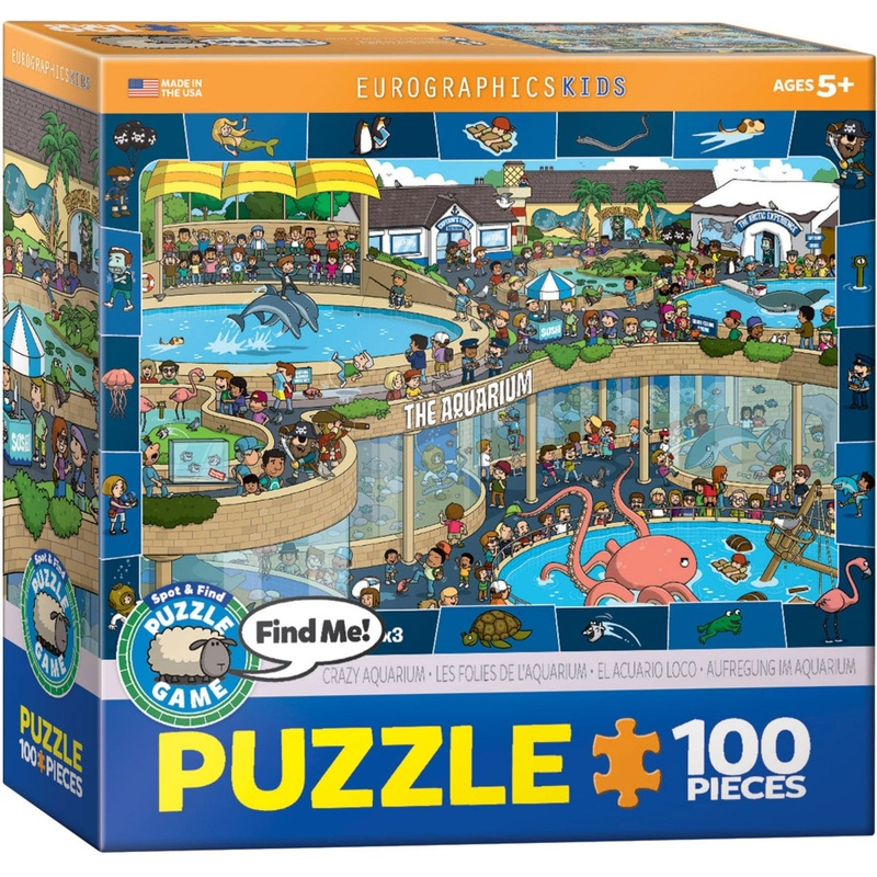 100 Piece Puzzle - EG-Crazy Aquarium