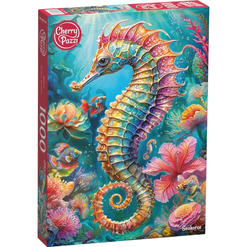 1000 piece puzzle - Seahorse