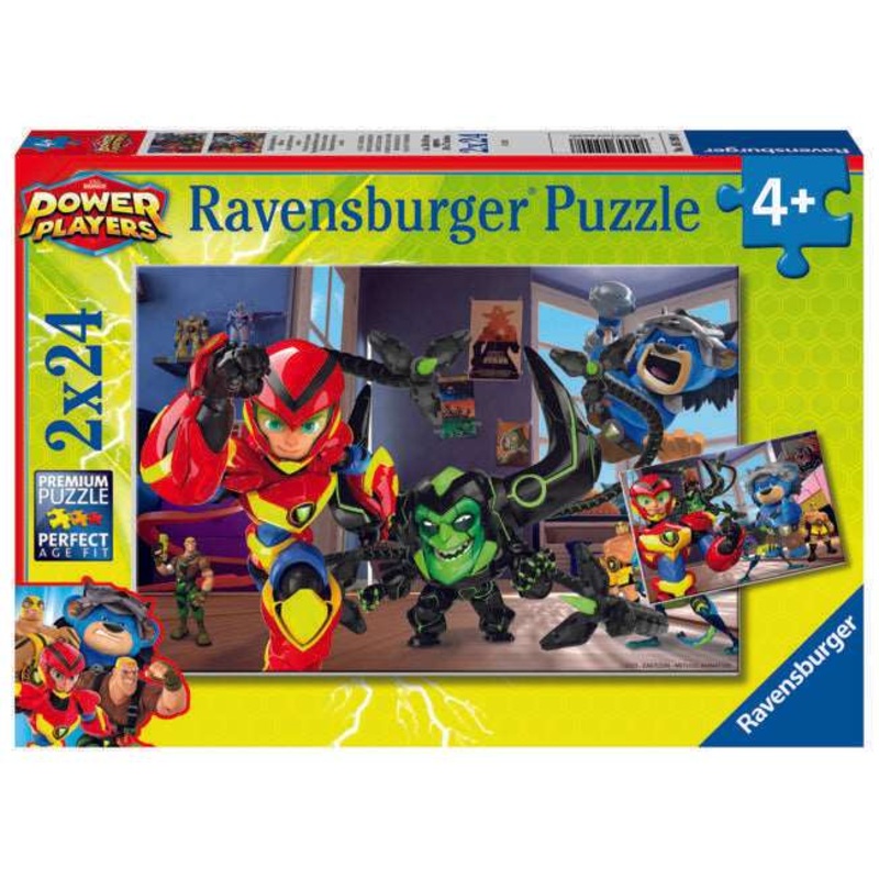 2 24 Piece Puzzles - Power Players