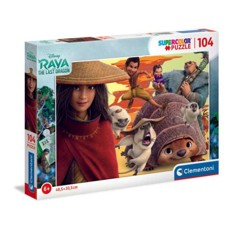 104 Piece Puzzle - Raya and the Last Dragon