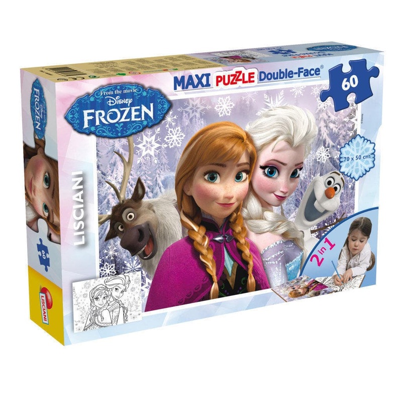 DISNEY PUZZLE DF MAXI FLOOR 60 FROZEN SISTERS FOREVER