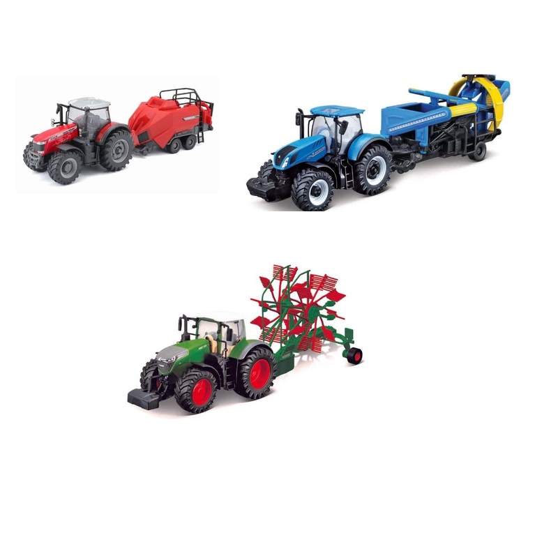 TRACTOR ASS. WITH TRAILER - 10 CM