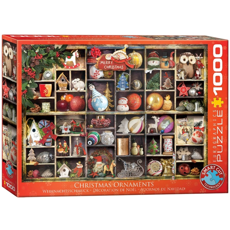 1000 Piece Puzzle - Christmas Ornaments