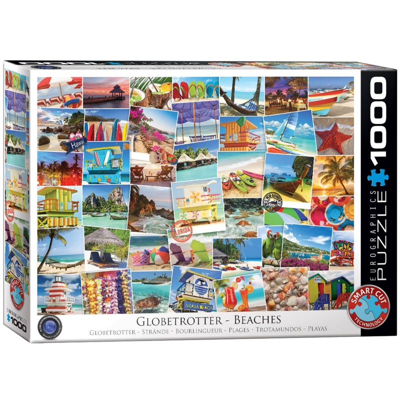 1000 Piece Puzzle - Globetrotter Beaches