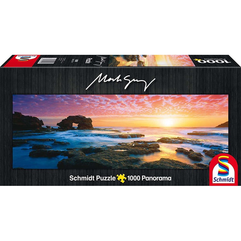 1000 Piece Puzzle Panorama - Sunset over Bridgewater Bay, Victoria, Australia