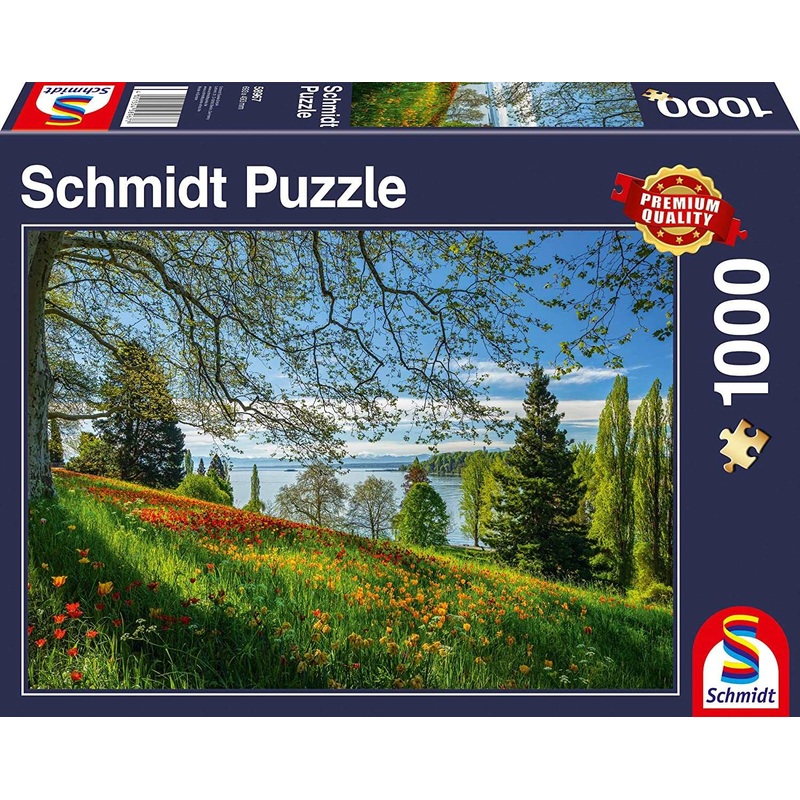 1000 Piece Puzzle - Tulip Bloom, Mainau Island