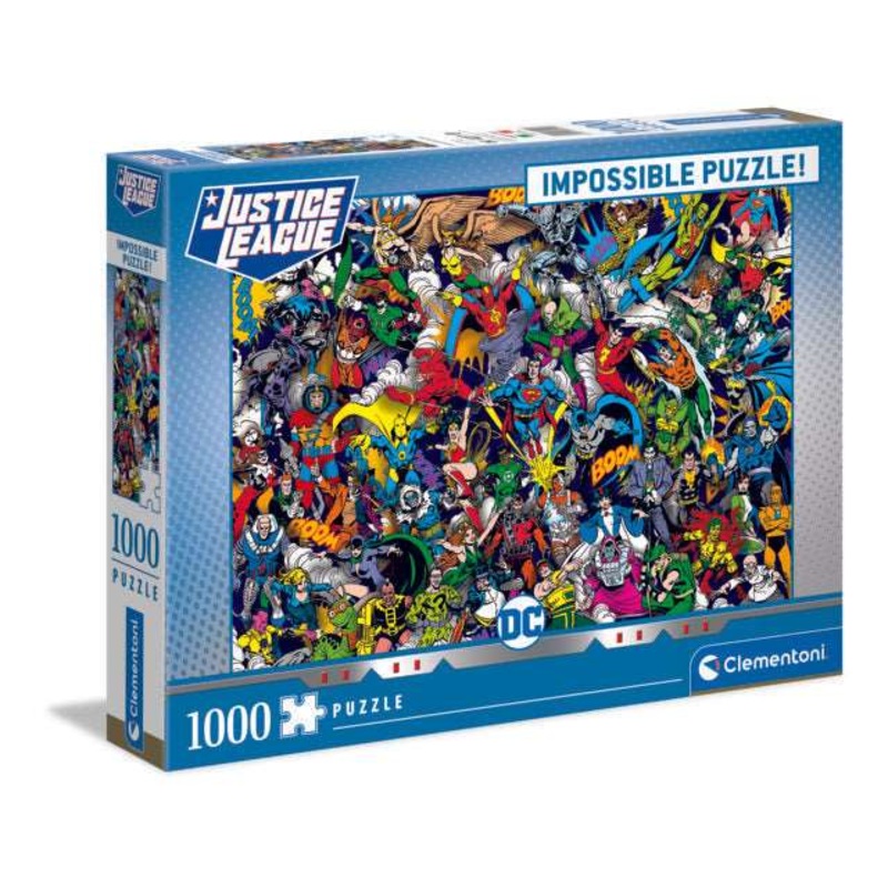 1000 Piece Jigsaw Puzzle - Impossible Puzzle: DC Comics