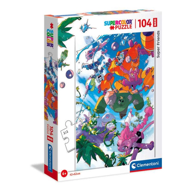 104 Piece Jigsaw Puzzle Maxi - Super Friends!