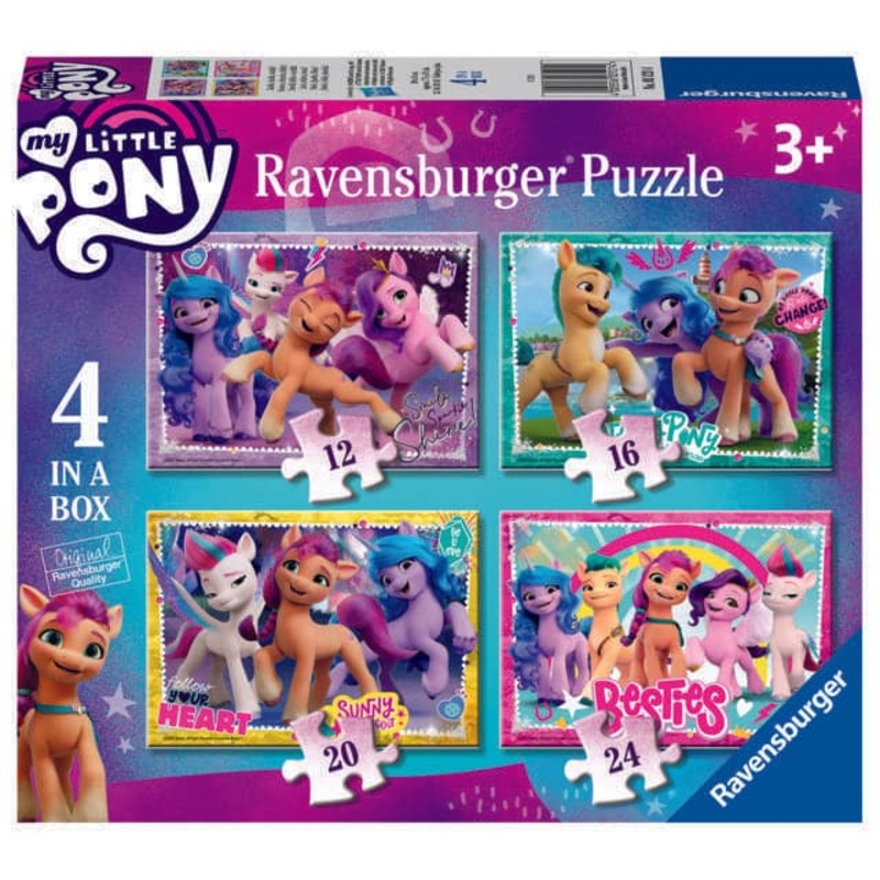 4 Puzzle in 1 - My Little Pony