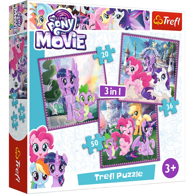 Puzzle 3 in 1 - My Little Pony: Il Film