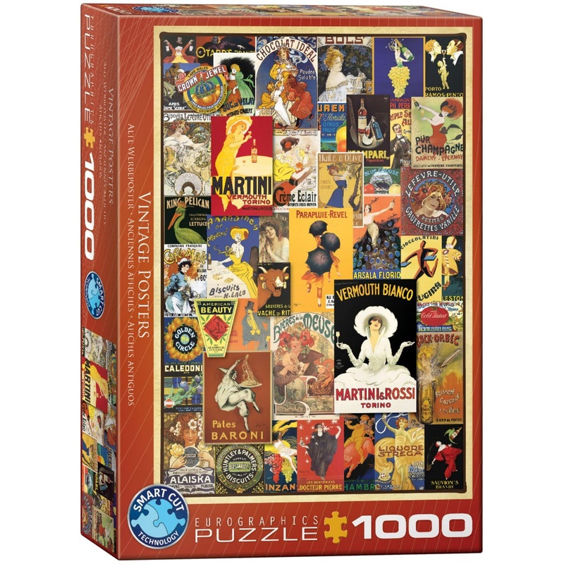 1000 Piece Puzzle - Vintage Posters