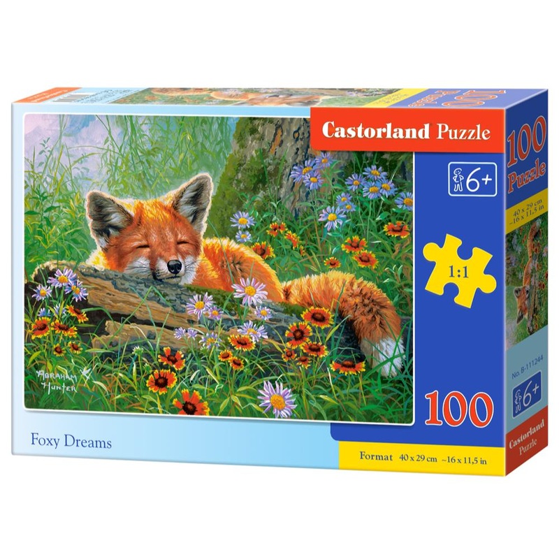 100 Piece Puzzle - Foxy Dreams