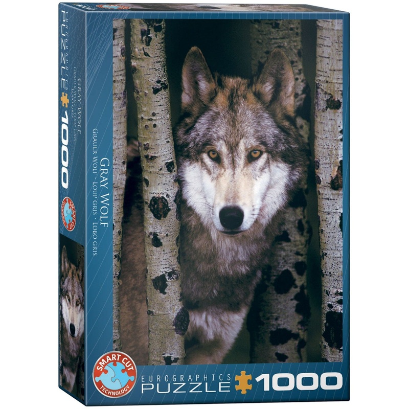 1000 Piece Puzzle - Gray Wolf