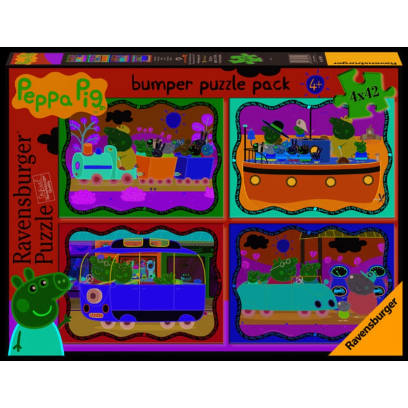 4 42 Piece Puzzle Bumper Pack - Peppa Pig