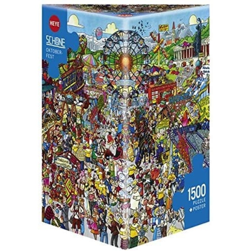 1500 Piece Puzzle - Triangular: Oktoberfest, Schne