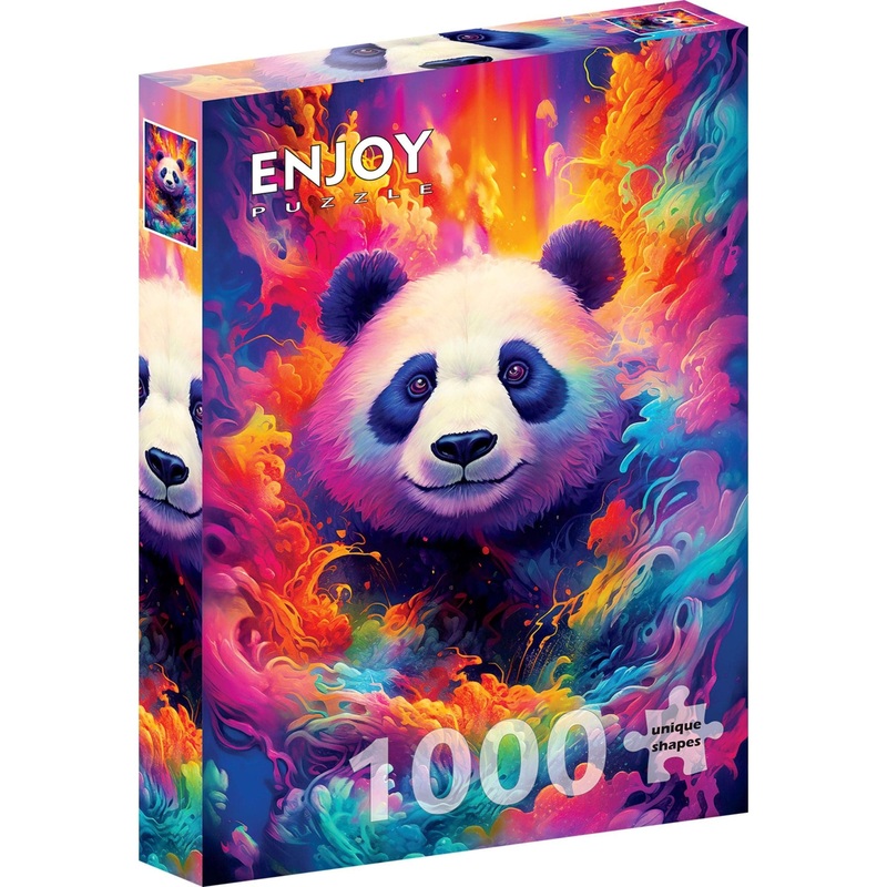 1000 piece puzzle - Panda Daydream