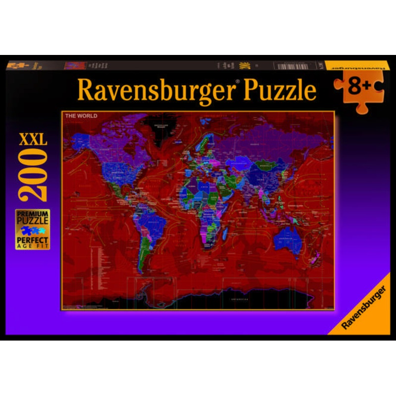 200 Piece XXL Puzzle - World Map