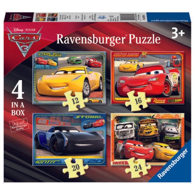 Puzzle 4 in 1 - Cars 3