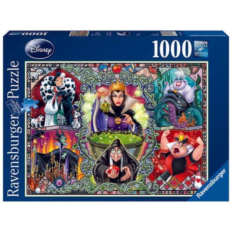 1000 Piece Puzzle - Disney Bad Guys