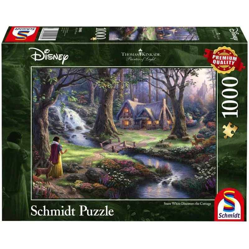 1000 Piece Puzzle - Thomas Kinkade: Snow White and the Seven Dwarfs