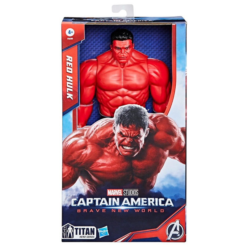 CAP DLX TITAN HERO HULK ROSSO