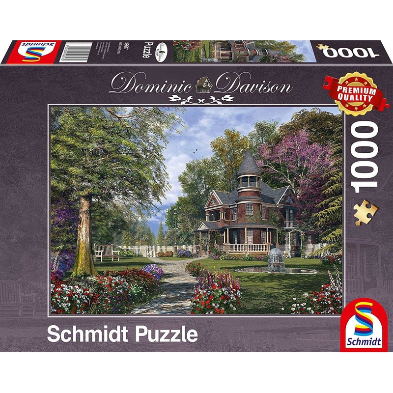 1000 Piece Puzzle - Dominic Davison: House with Observatory