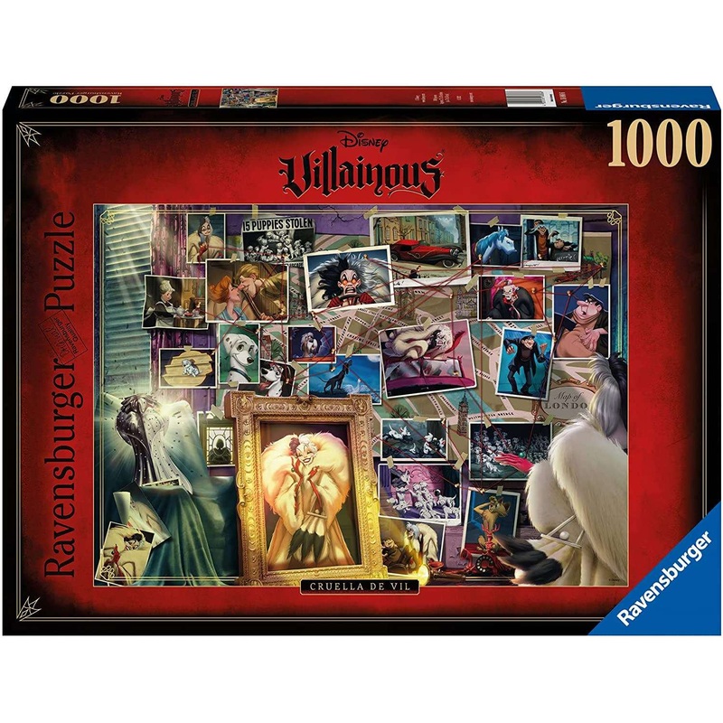 1000 Piece Puzzle - Villainous: Cruella De Mon