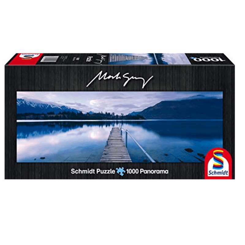 1000 Piece Panorama Puzzle - Mark Gray: Lake Wakatipu, New Zealand