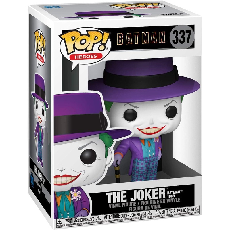 POP Heroes:Batman 1989-Joker w/Hat w/Chase