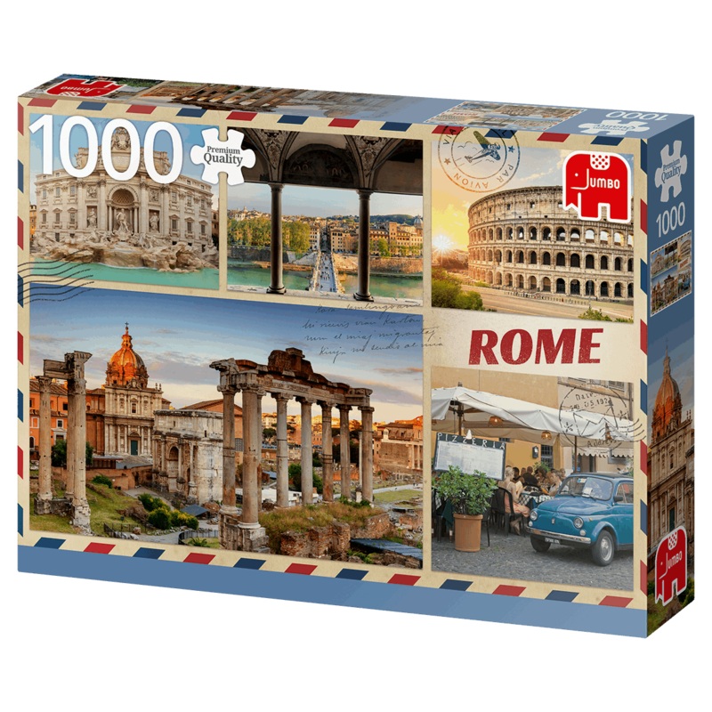 1000 Piece Puzzle - Greetings from Rome