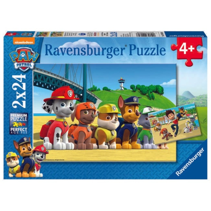 2 Puzzles of 24 Pieces - Paw Patrol A