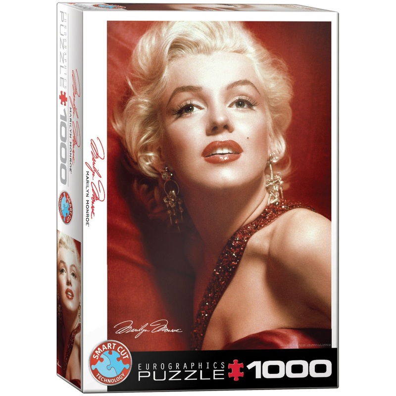 1000 Piece Puzzle - Marilyn Monroe Red Portrait