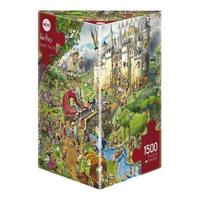 1500 pcs Triangular Puzzle - Fairy Tales, Prades