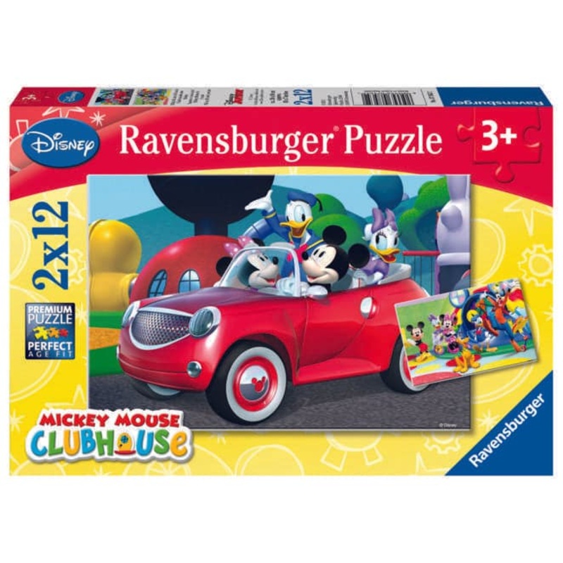 2 12 Piece Puzzles - Mickey Mouse & Co.