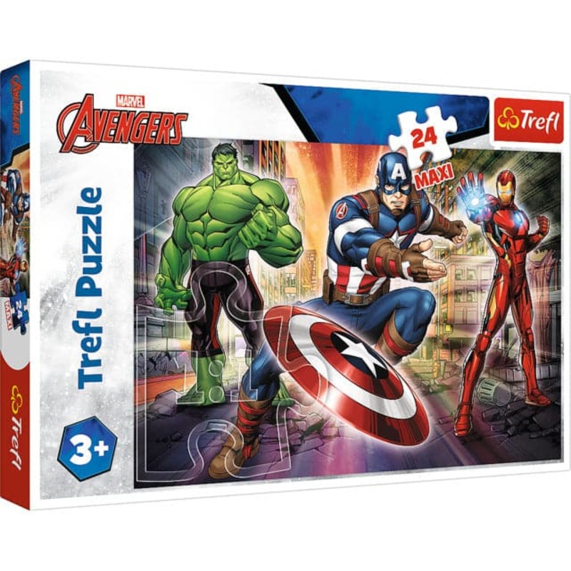 24 Piece Maxi Puzzle - Avengers: In the World of Avengers