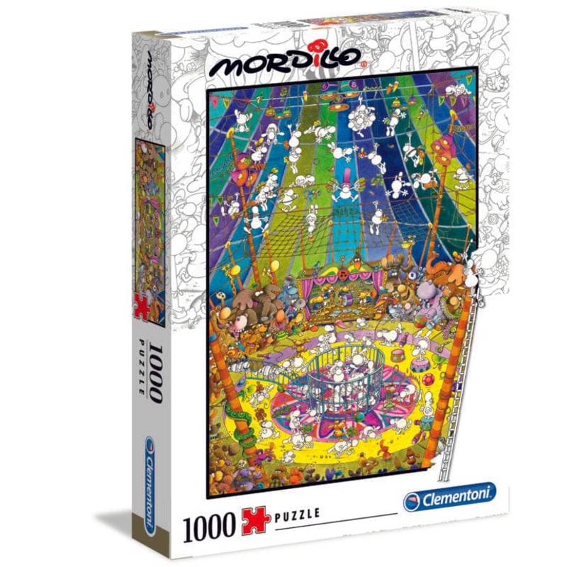 1000 piece puzzle - Mordillo The Show