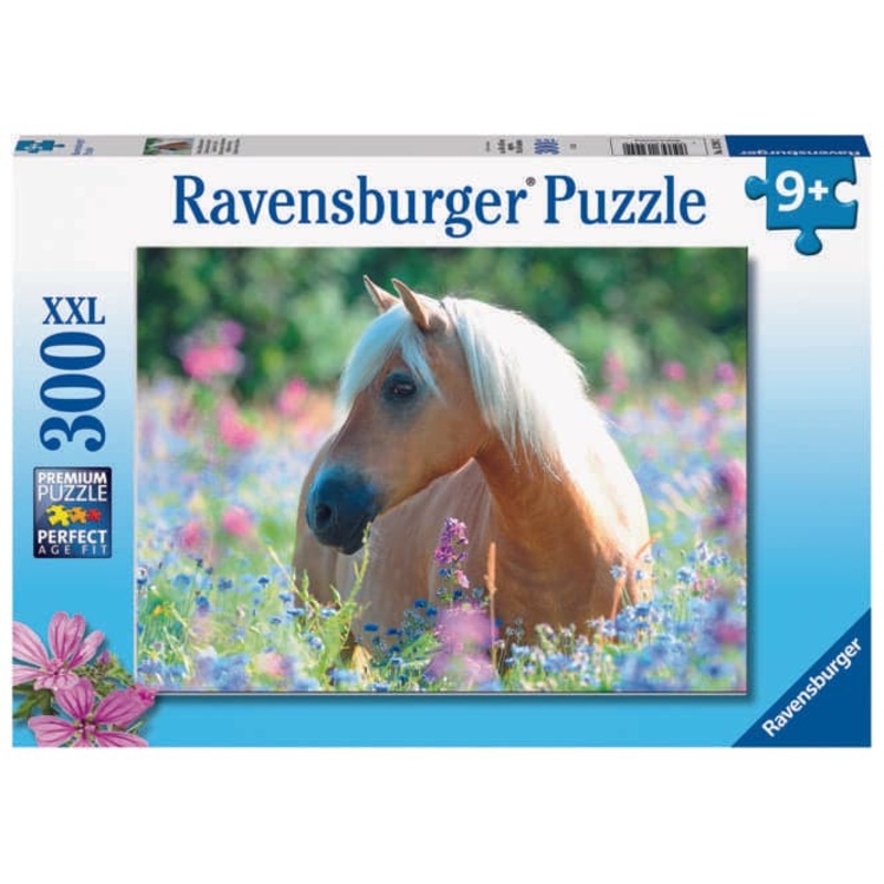300 Piece XXL Puzzle - Horse among the flowers