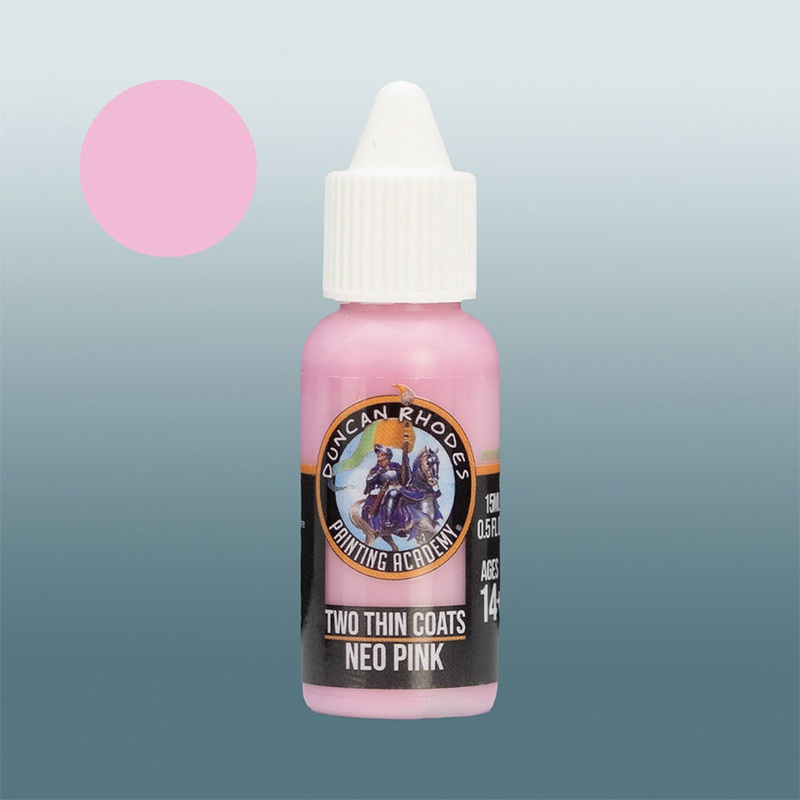 Two Thin Coats: Neo Pink