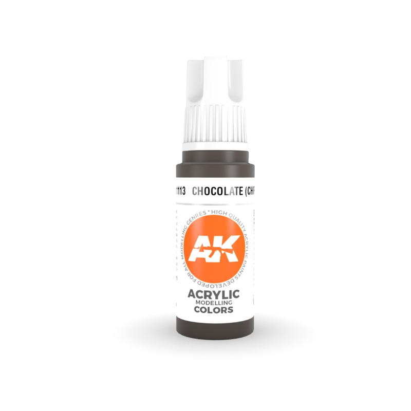 AK Interactive 3G Acrylic Chocolate (Chipping) 17ml